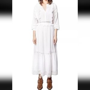 Zadig & Voltaire White Maxi Dress